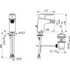 Bateria bidetowa Oras BAT.BIDET.ST.3918F CHR.SAGA ORAS