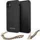 Guess Guess GUHCN61SASGBK iPhone 11 6,1" czarny/black hardcase Saffiano Chain