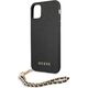 Guess Guess GUHCN61SASGBK iPhone 11 6,1" czarny/black hardcase Saffiano Chain