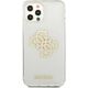 Guess Guess GUHCP12LPCUGL4GTR iPhone 12 Pro Max 6,7" transparent hard case Glitter 4G Big Logo