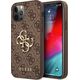 Guess Guess GUHCP12M4GMGBR iPhone 12/12 Pro 6,1" brązowy/brown hardcase 4G Big Metal Logo