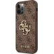 Guess Guess GUHCP12M4GMGBR iPhone 12/12 Pro 6,1" brązowy/brown hardcase 4G Big Metal Logo
