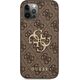 Guess Guess GUHCP12M4GMGBR iPhone 12/12 Pro 6,1" brązowy/brown hardcase 4G Big Metal Logo