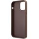 Guess Guess GUHCP12M4GMGBR iPhone 12/12 Pro 6,1" brązowy/brown hardcase 4G Big Metal Logo