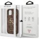 Guess Guess GUHCP12M4GMGBR iPhone 12/12 Pro 6,1" brązowy/brown hardcase 4G Big Metal Logo