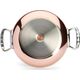 De Buyer De Buyer Prima Matera Saucepot Copper/Steel 28cm curved induct.