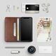 Uniq UNIQ etui book Journa iPhone 12/12 Pro 6,1" szary/dark grey