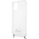Guess Guess GUHCP12LKC4GSSI iPhone 12 Pro Max 6,7" Transparent hardcase 4G Silver Chain