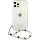 Guess Guess GUHCP12MKPSWH iPhone 12/12 Pro 6,1" Transparent hardcase White Pearl