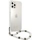 Guess Guess GUHCP12MKPSWH iPhone 12/12 Pro 6,1" Transparent hardcase White Pearl