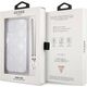 Guess Guess GUHCP12LKSPESI iPhone 12 Pro Max 6,7" srebrny/silver hardcase Peony Chain Collection