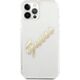 Guess Guess GUHCP12LKTRSVGO iPhone 12 Pro Max 6,7" Transparent hardcase Vintage Script Gold