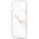 Guess Guess GUHCP12LKTRSVGO iPhone 12 Pro Max 6,7" Transparent hardcase Vintage Script Gold