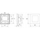 Danfoss TERMOSTAT ICON PROG 230V PODT. 80X80