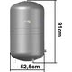Reflex NACZYNIE WZB. C.O. N-140, 1":6BAR,SZARE
