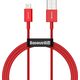 Kabel USB Baseus USB-A - Lightning 1 m Czerwony (BSU2661RED)