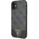 Guess Guess GUHCN61PU4GHBK iPhone 11 szary/grey hardcase 4G Triangle Collection