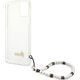Guess Guess GUHCP12LKPSWH iPhone 12 Pro Max 6,7" Transparent hardcase White Pearl