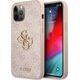 Guess Guess GUHCP12M4GMGPI iPhone 12/12 Pro 6,1" różowy/pink hardcase 4G Big Metal Logo