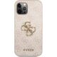 Guess Guess GUHCP12M4GMGPI iPhone 12/12 Pro 6,1" różowy/pink hardcase 4G Big Metal Logo
