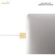 Kabel USB Moshi USB-A - Lightning 1 m Biały (MI-LIGHUSB-G)