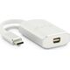 Adapter USB LMP 16134 USB-C - DisplayPort Mini Srebrny  (LMP-USBC-M-DP-S)