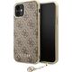 Guess Etui Guess GUHCN61GF4GBR Apple iPhone 11 brown/brązowy hard case 4G Charms Collection