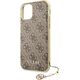 Guess Etui Guess GUHCN61GF4GBR Apple iPhone 11 brown/brązowy hard case 4G Charms Collection