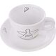 Orion Filiżanka do kawy, espresso, porcelanowa, biała, 90 ml, 2 sztuki