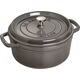 STAUB Garnek żeliwny okrągły 40500-246-0 3 8 l grafitowy