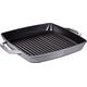 Patelnia STAUB Staub grill pan induction squared 33cm Graphite Grey
