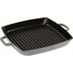 Patelnia STAUB Staub grill pan induction squared 33cm Graphite Grey