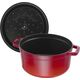 STAUB Garnek żeliwny okrągły 5,2 l czerwony (40509-840-0)