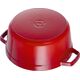 STAUB Garnek żeliwny okrągły 5,2 l czerwony (40509-840-0)