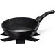 Patelnia Berlinger Haus PATELNIA GRANITOWA 24CM WYLEWKI GŁĘBOKA BERLINGER HAUS BLACK SILVER BH-6185