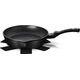 Patelnia Berlinger Haus PATELNIA GRANITOWA 24CM WYLEWKI GŁĘBOKA BERLINGER HAUS BLACK SILVER BH-6185