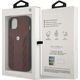 BMW Etui Bmw Bmhcp13Mrsppr Iphone 13 6,1" Czerwony/Red Hardcase Leather Curve Perforate