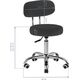 Activeshop Taboret kosmetyczny do pedicure A-007 czarny universal