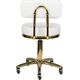 Activeshop Krzesło kosmetyczne GOLD AM-961 białe universal