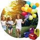 Global income Butla z helem 0,42m3 Ricokids 50 balonów i wstążka 60m