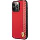 Ferrari Ferrari FESAXHCP13XRE iPhone 13 Pro Max 6,7" czerwony/red hardcase On Track Carbon Stripe