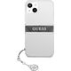 Guess Etui Guess GUHCP13SKB4GGR Apple iPhone 13 mini Transparent hardcase 4G Grey Strap Charm