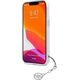 Guess Etui Guess GUHCP13SKB4GGR Apple iPhone 13 mini Transparent hardcase 4G Grey Strap Charm