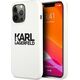 Karl Lagerfeld Etui Karl Lagerfeld KLHCP13LSLKLWH Apple iPhone 13 Pro Silicone Stack Logo biały/white