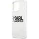 Karl Lagerfeld Etui Karl Lagerfeld KLHCP13LSLKLWH Apple iPhone 13 Pro Silicone Stack Logo biały/white