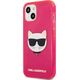Karl Lagerfeld Etui Karl Lagerfeld KLHCP13SCHTRP Apple iPhone 13 mini różowy/pink hardcase Glitter Choupette Fluo