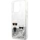 Karl Lagerfeld Etui Karl Lagerfeld KLHCP13XGKCS Apple iPhone 13 Pro Max srebrny/silver hardcase Liquid Glitter Karl&Choupette