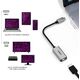 Adapter USB Marmitek USB - HDMI Srebrny  (8369)