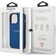 Guess Guess Saffiano Metal Logo Stripes - Etui iPhone 13 Pro (niebieski)