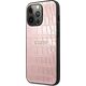 Guess Guess GUHCP13LPCRBPI iPhone 13 Pro / 13 6,1" różowy/pink Croco Strap Collection